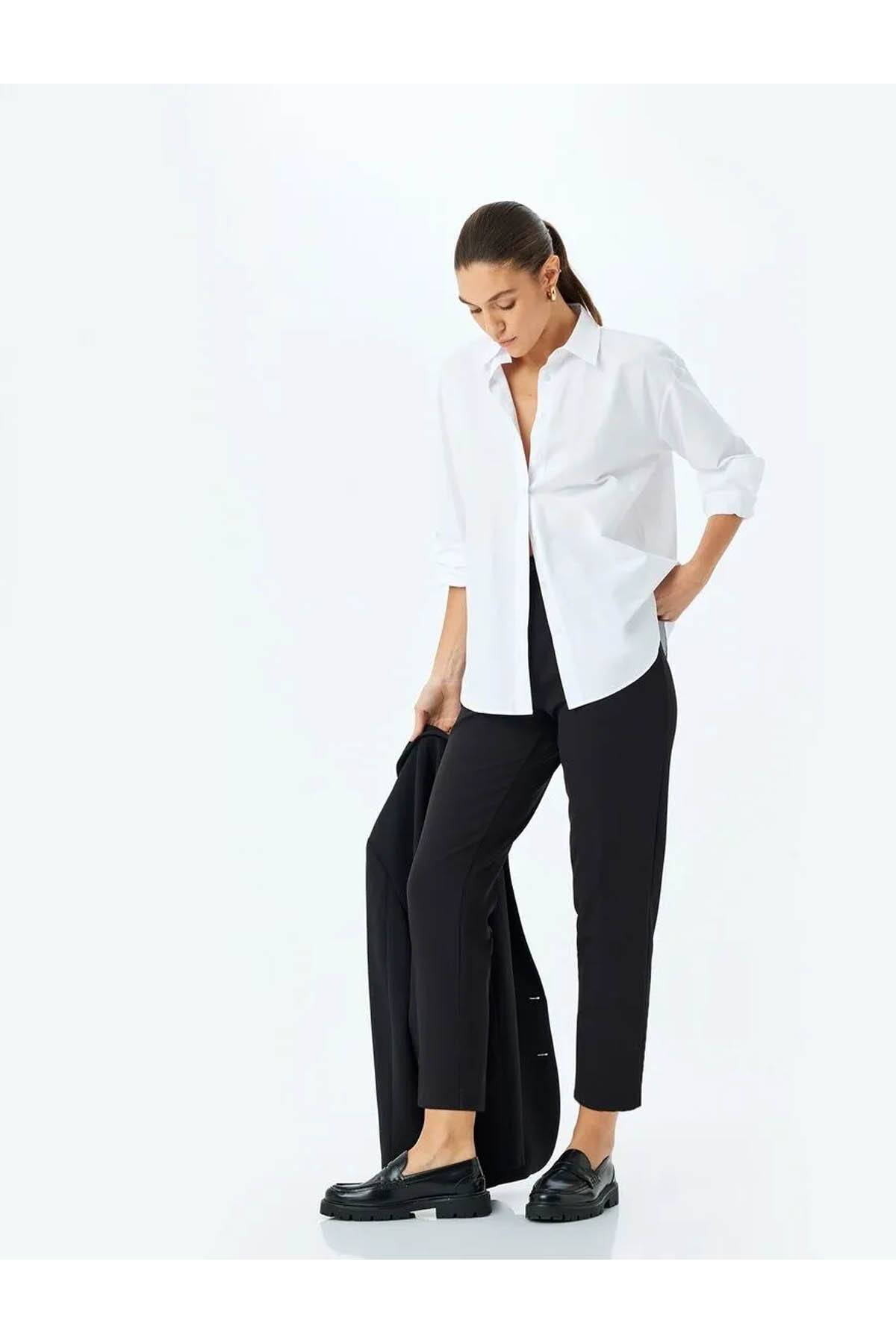 شلوار بوم زنانه 5SAK40031UW سیاه