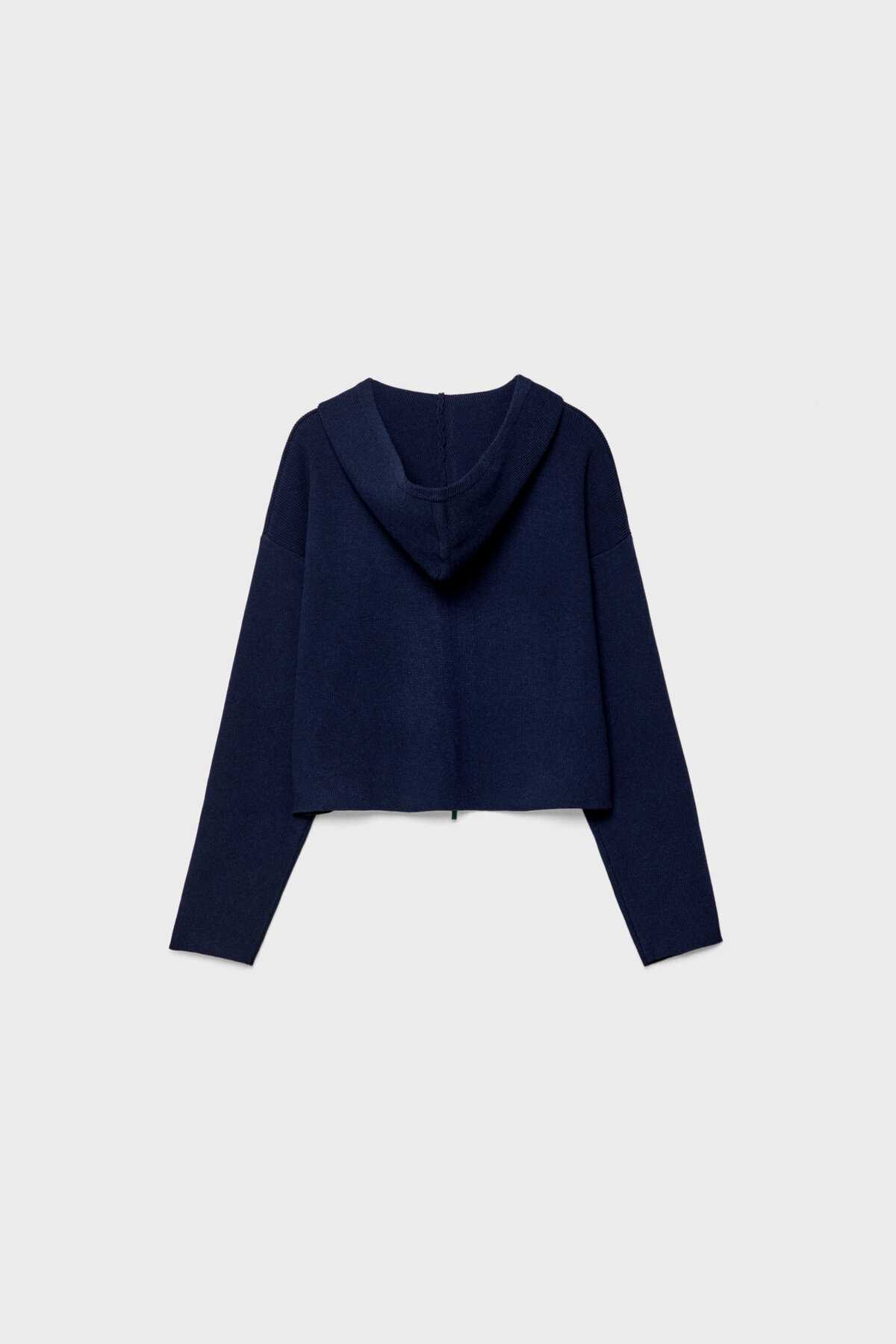 ژاکت بافتنی زیپ دار