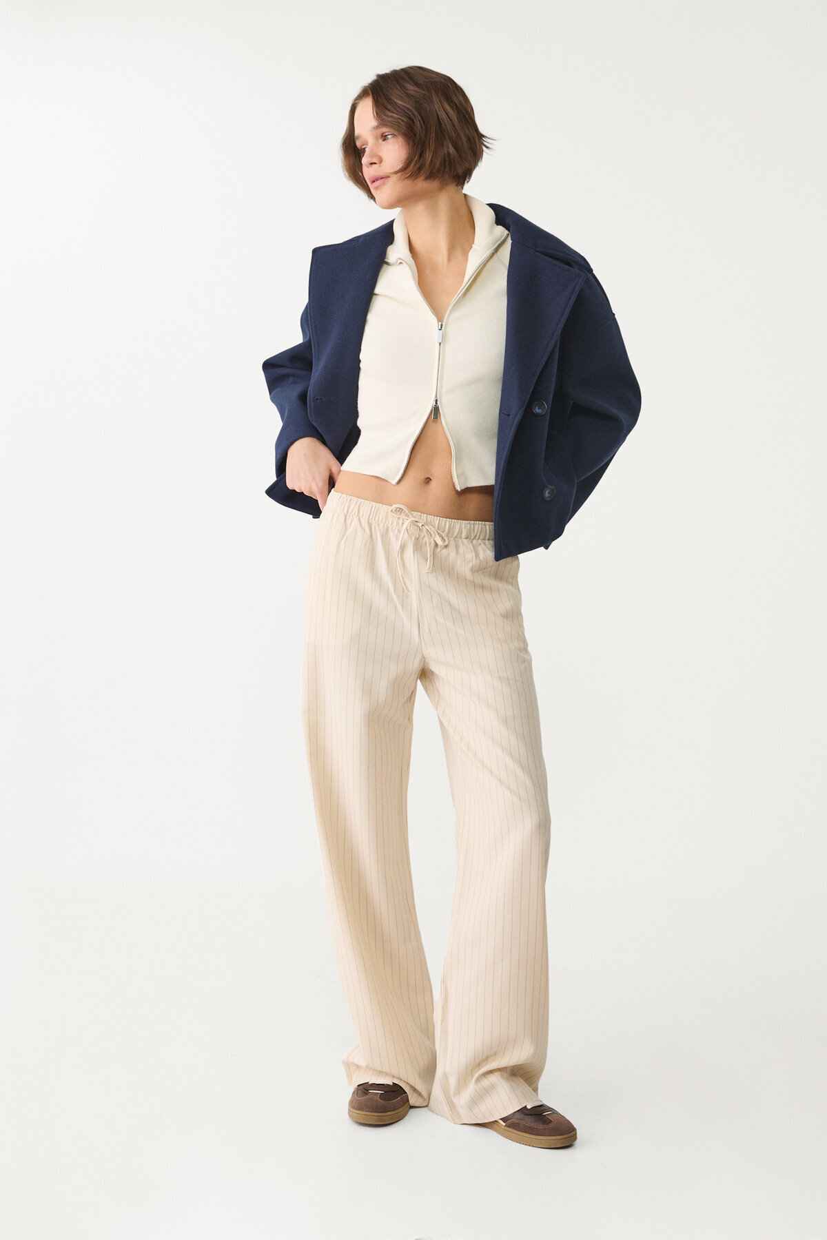 شلیک و شلوار راه راه