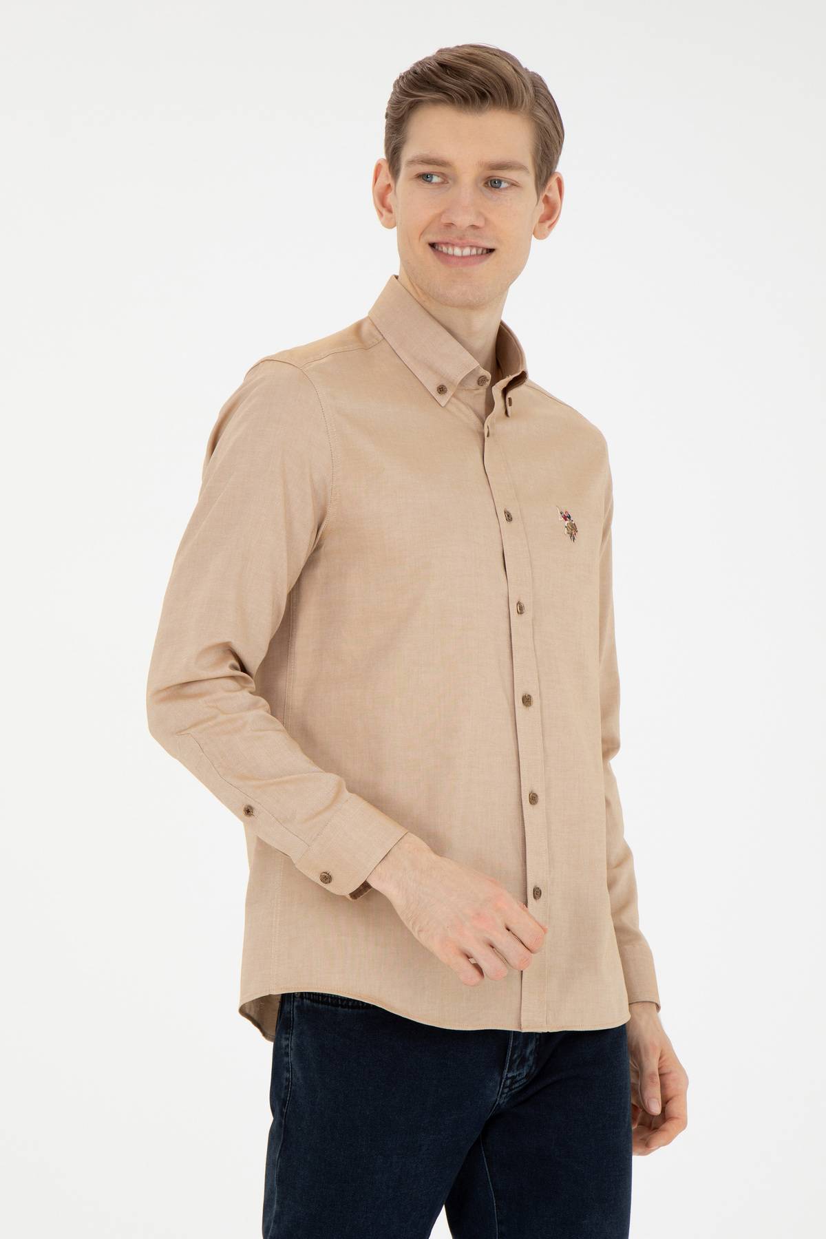 پیراهن مردانه آستین بلند پایه 50271277-VR046