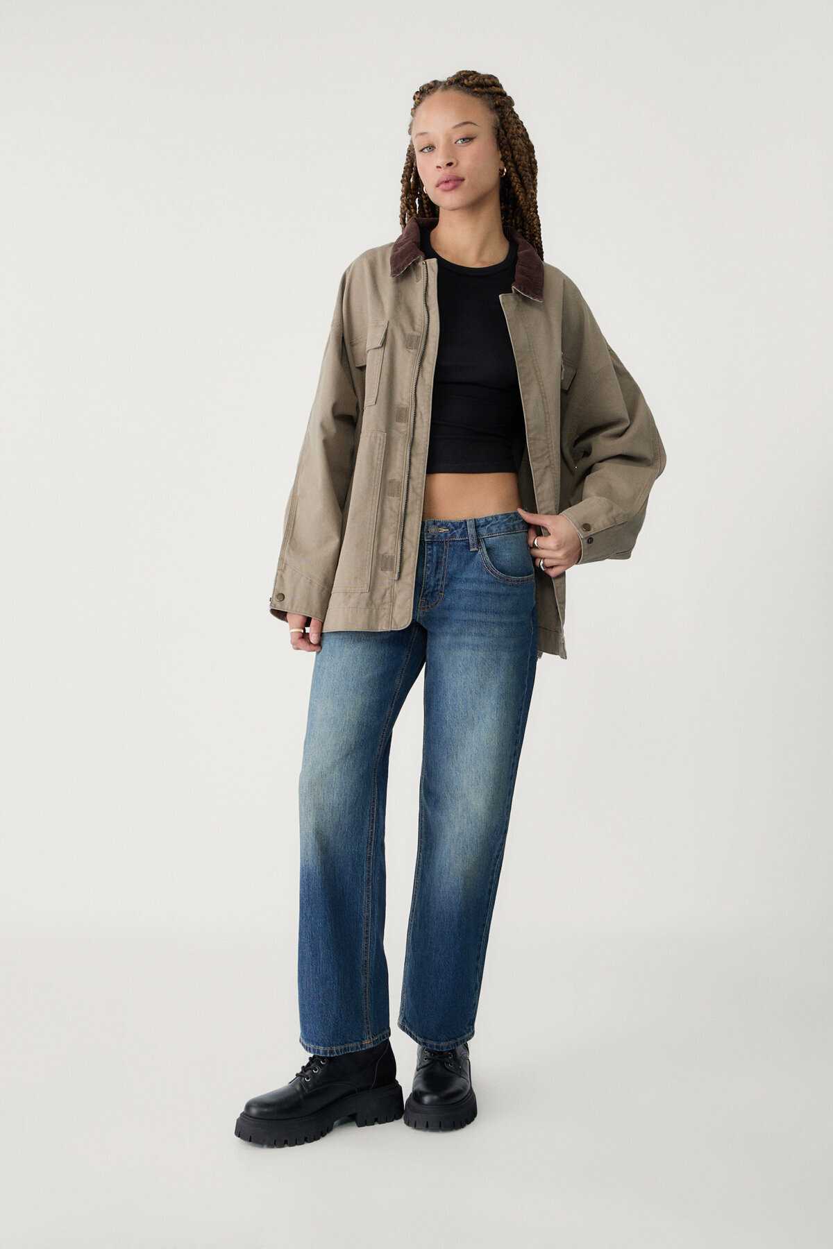 تیشرت آستین کوتاه آجدار