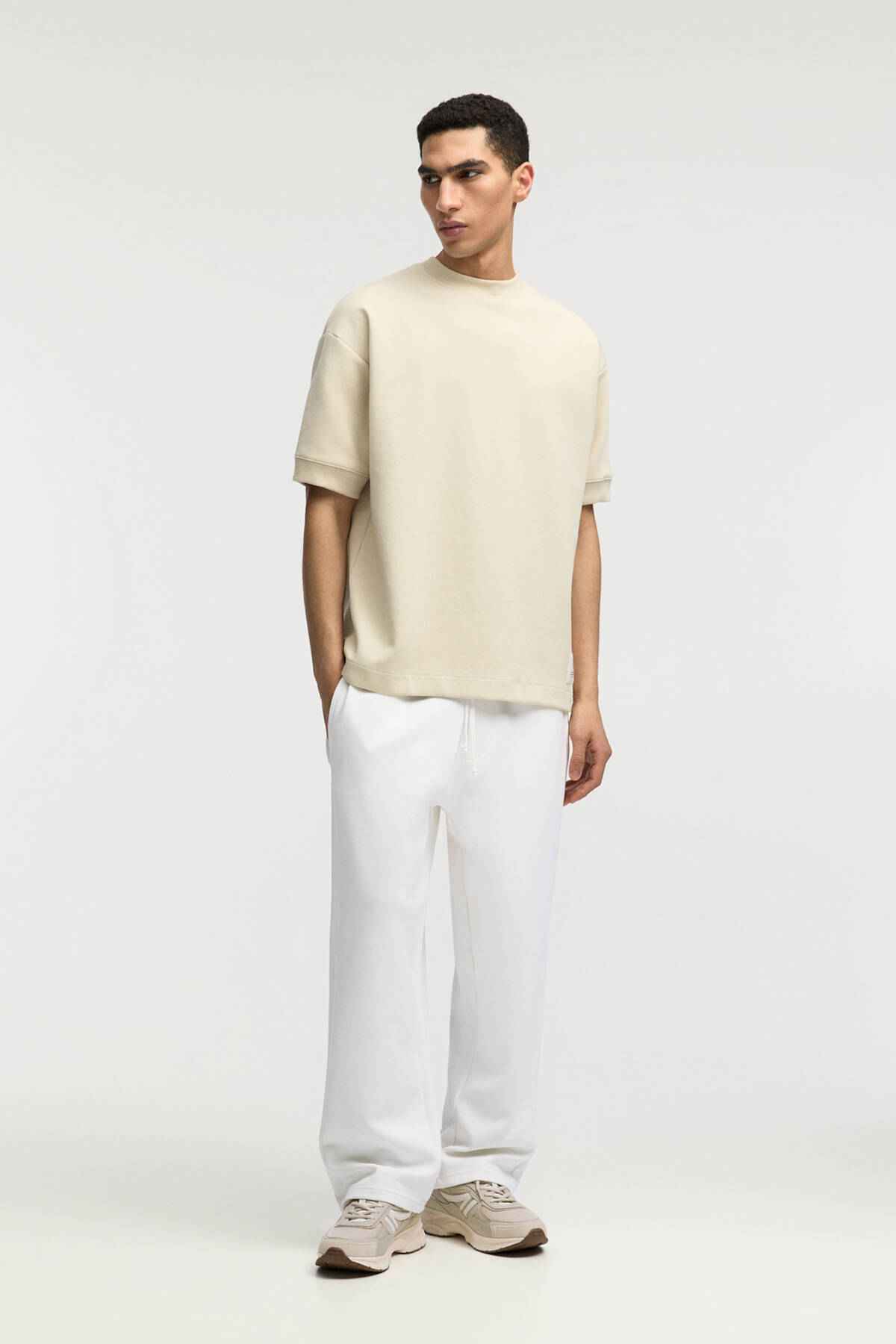 شلوار گرمکن پارچه ای اینترلاک