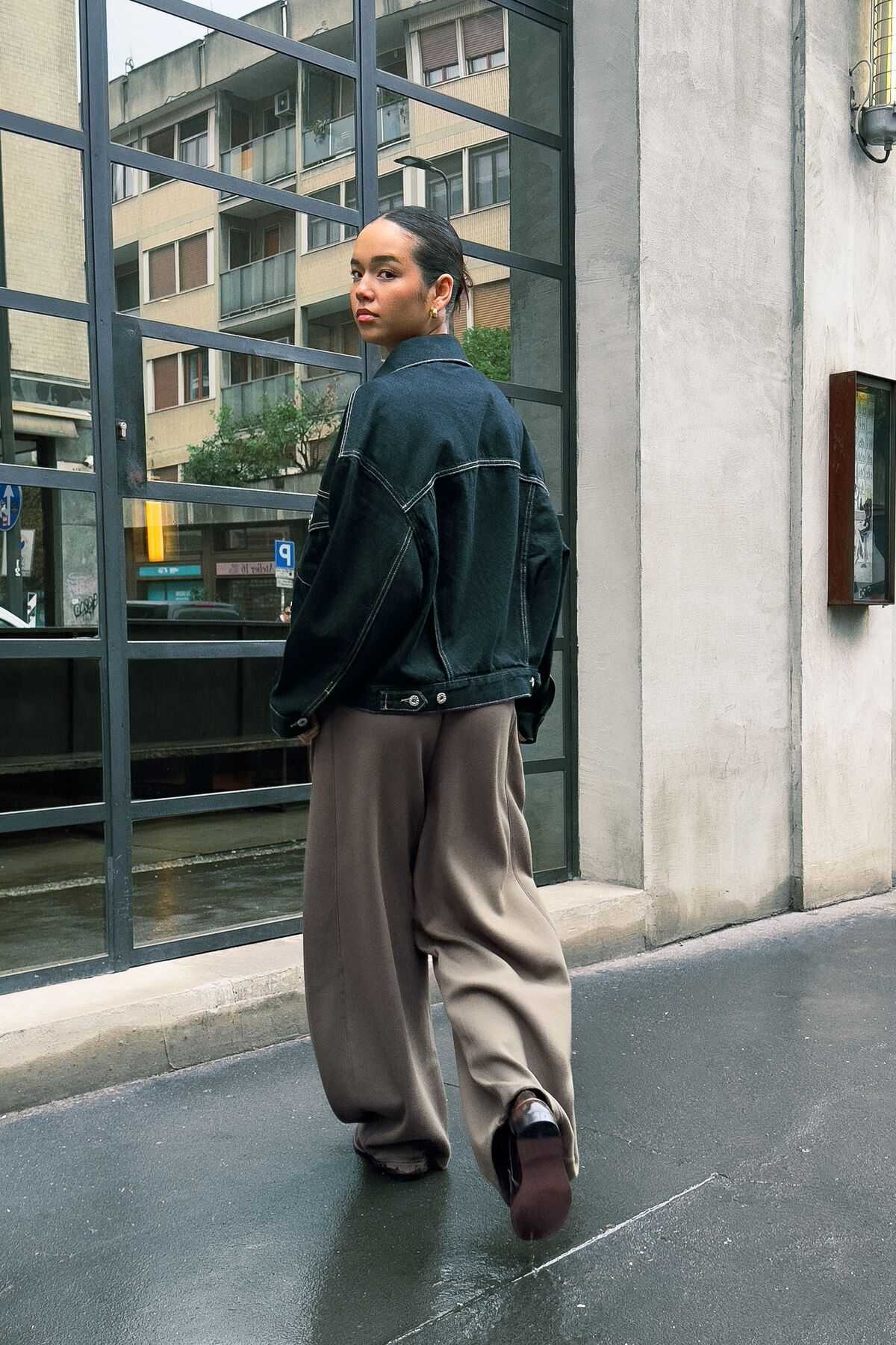 شلوار مناسب بشکه پنبه