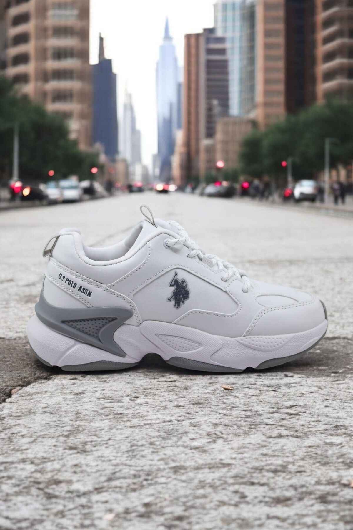 پایه. کفش روزانه کفش ورزشی پولو Assn سفید