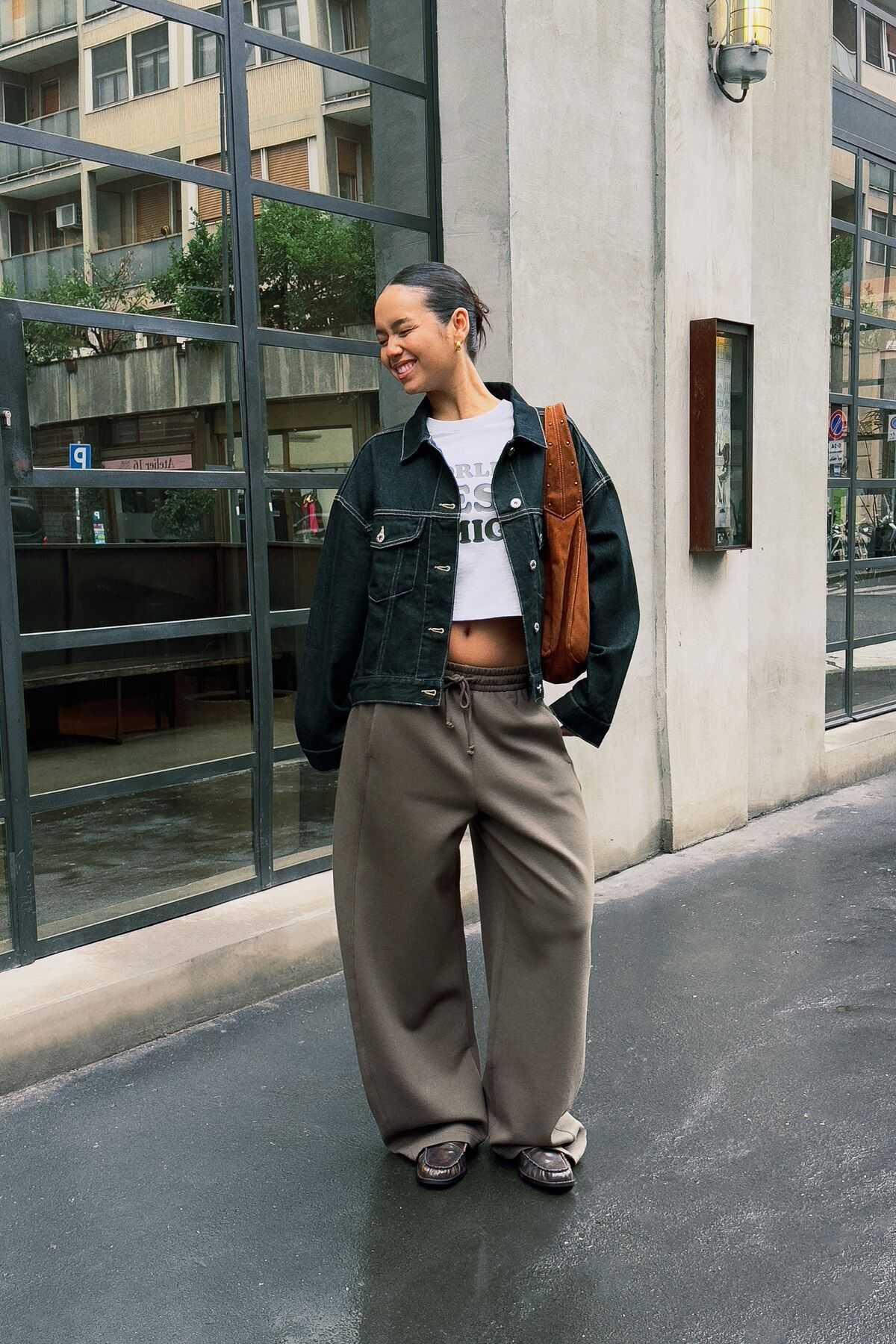 شلوار مناسب بشکه پنبه