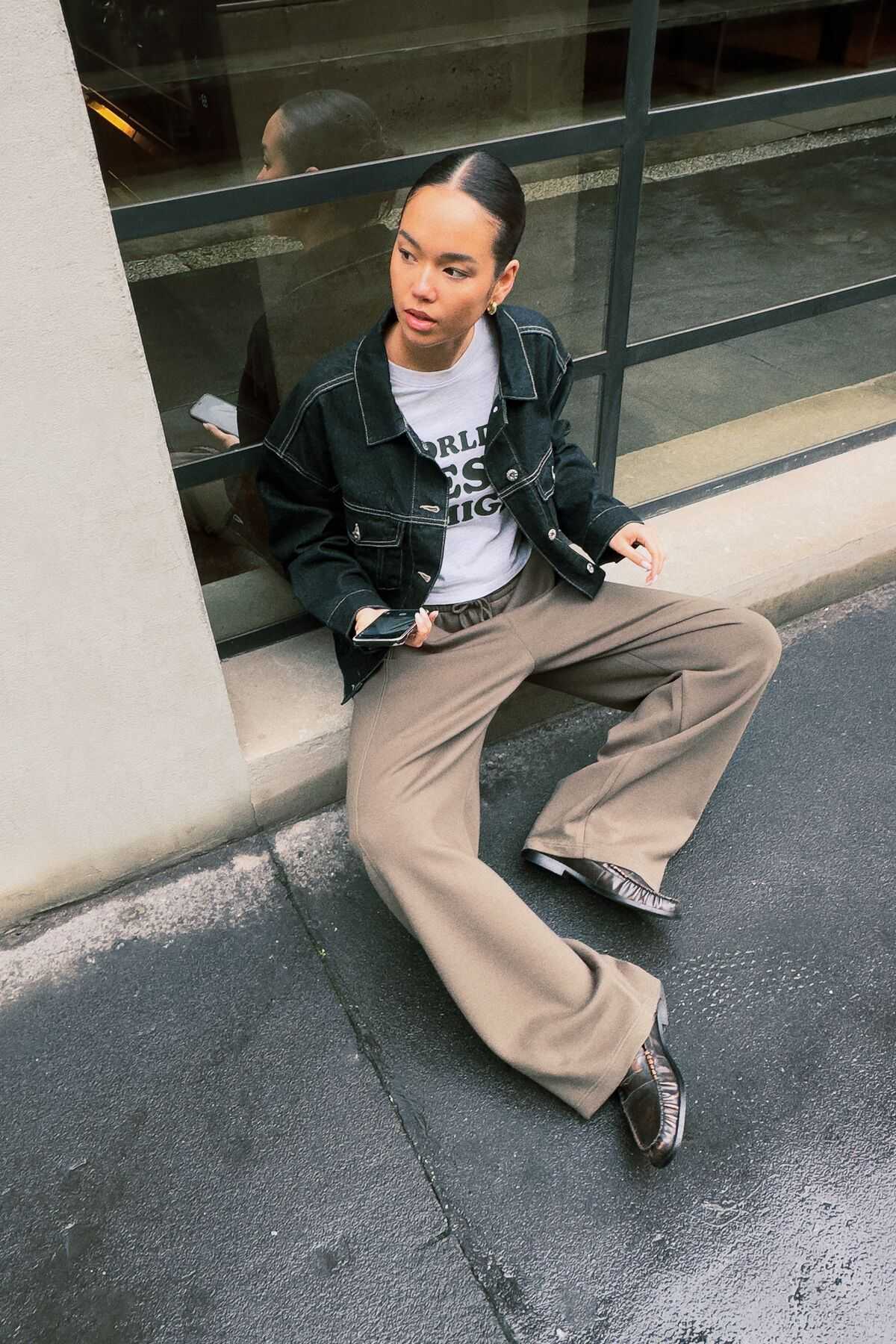 شلوار مناسب بشکه پنبه