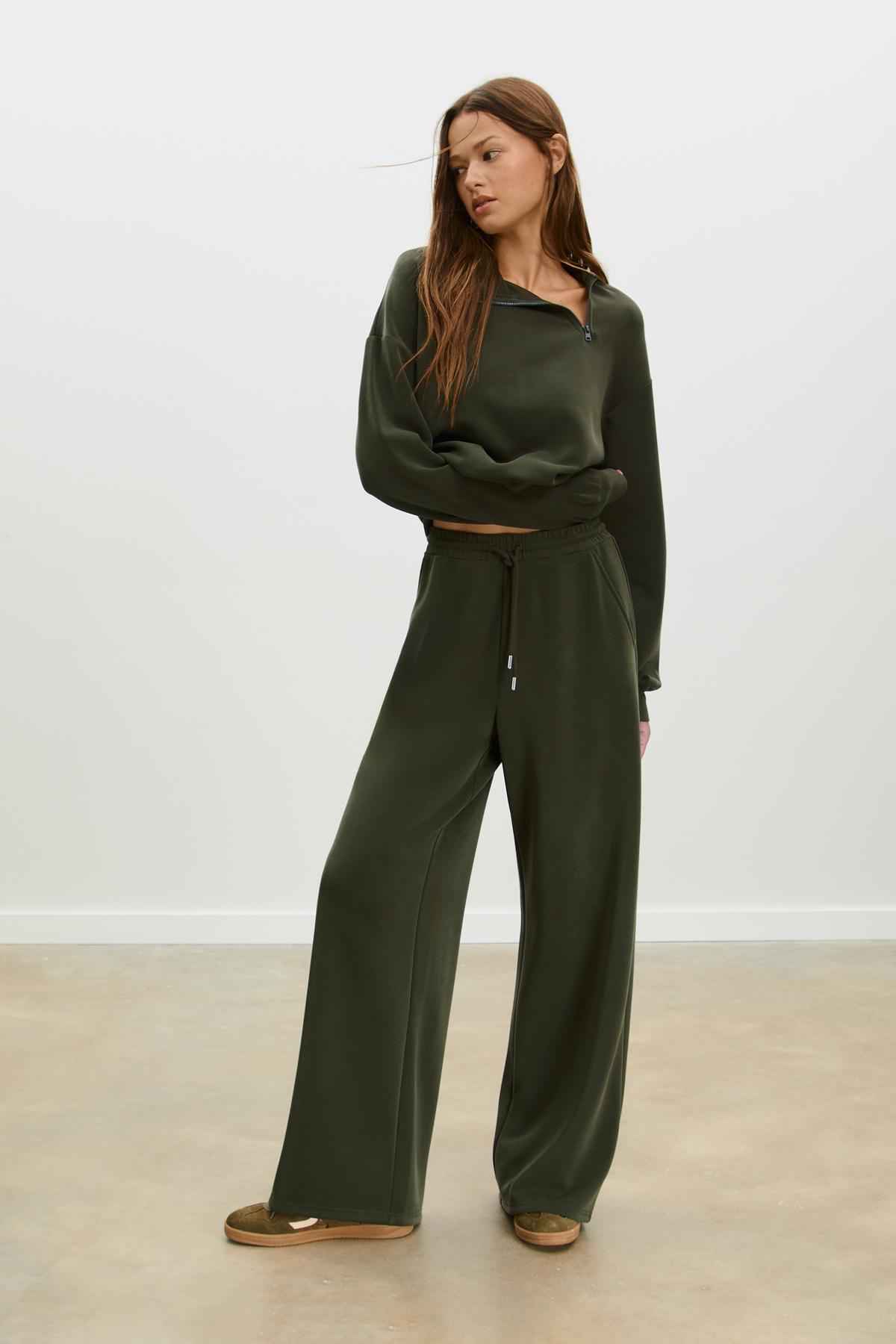 شلوار پالاززو با بافت نرم