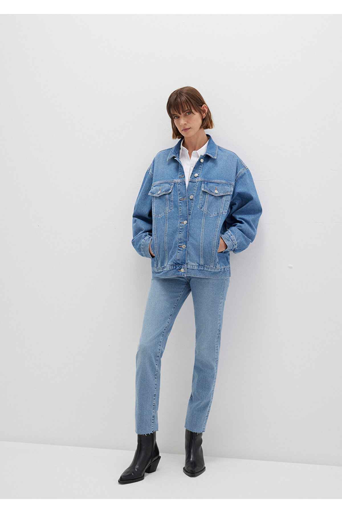 کاپشن جین کالج لونا نیلی -85299