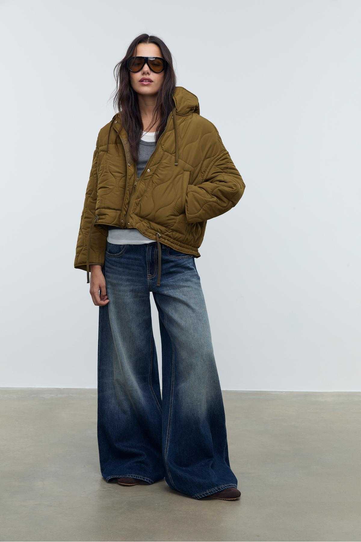 ژاکت پفی کلاهدار