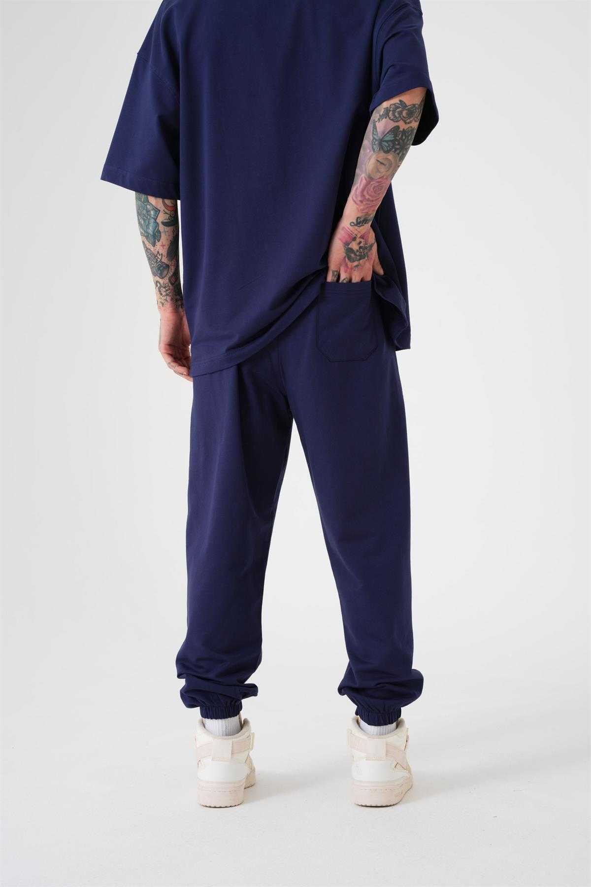 شلوار ورزشی ساده مردانه نارنجی جوگر