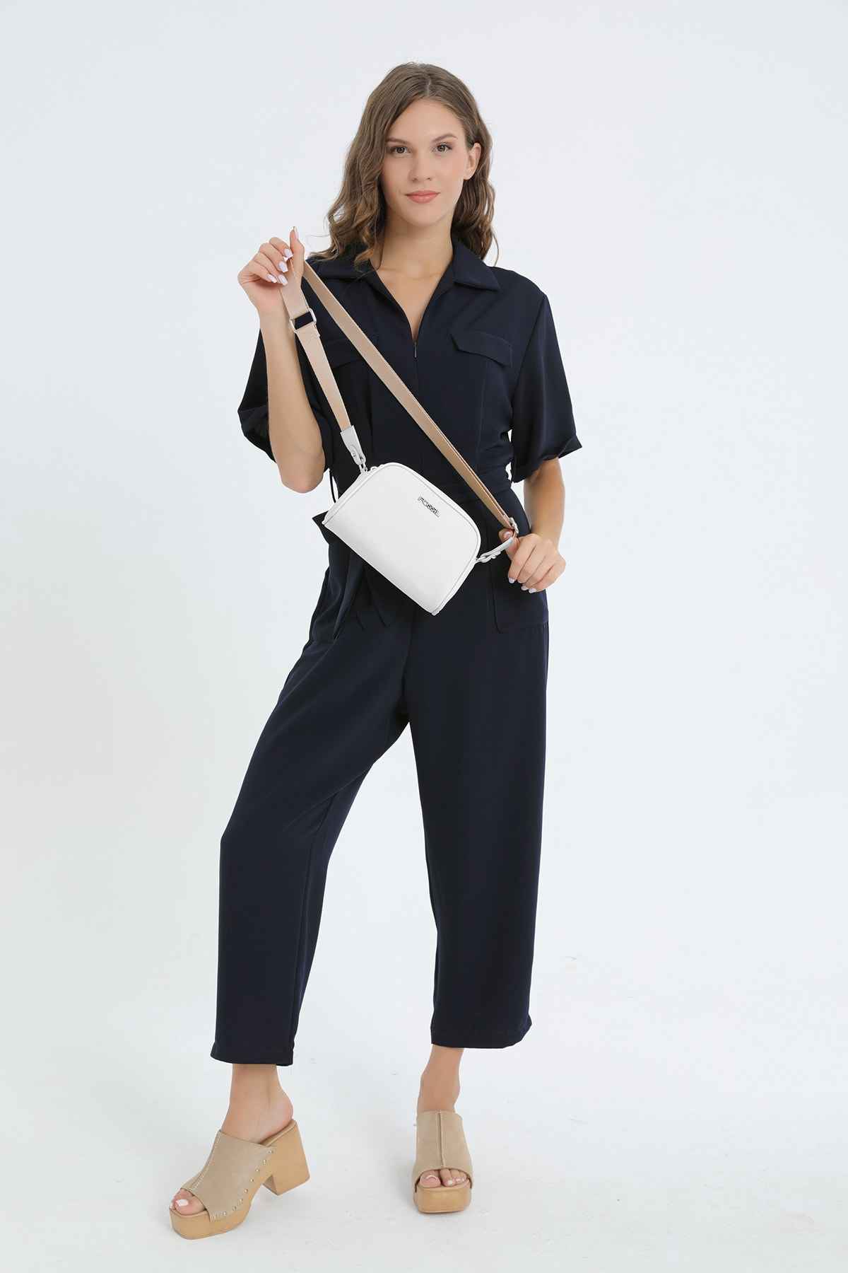 کیف شانه زنانه پودری