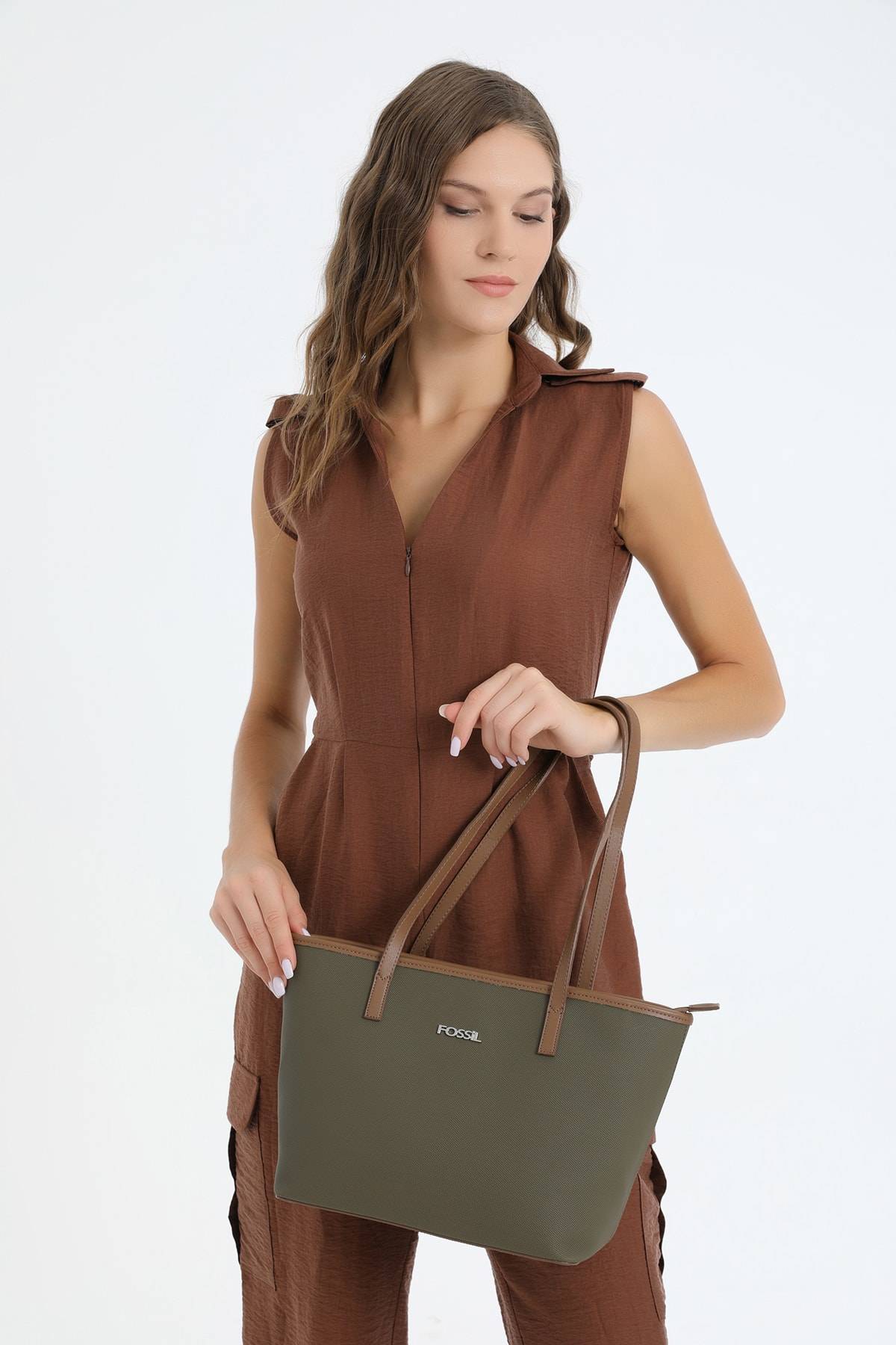 کیف شانه زنانه بژ