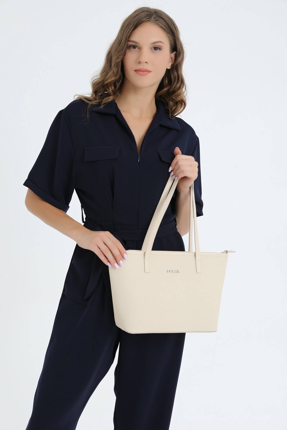 کیف شانه زنانه بژ