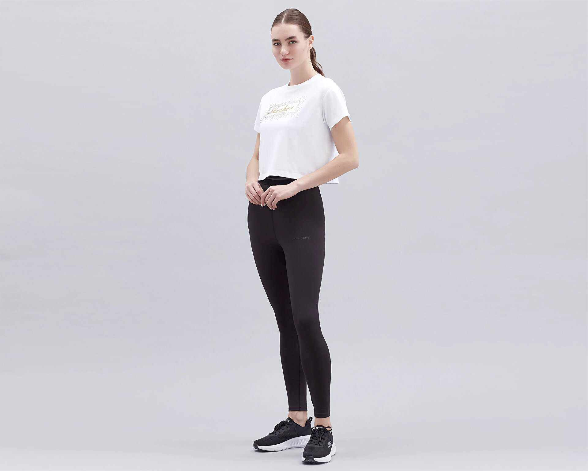 تیشرت روزانه W Graphic Tee Shiny Logo T-Shirt